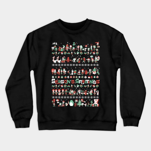 Season Greetings Crewneck Sweatshirt by Fritsch